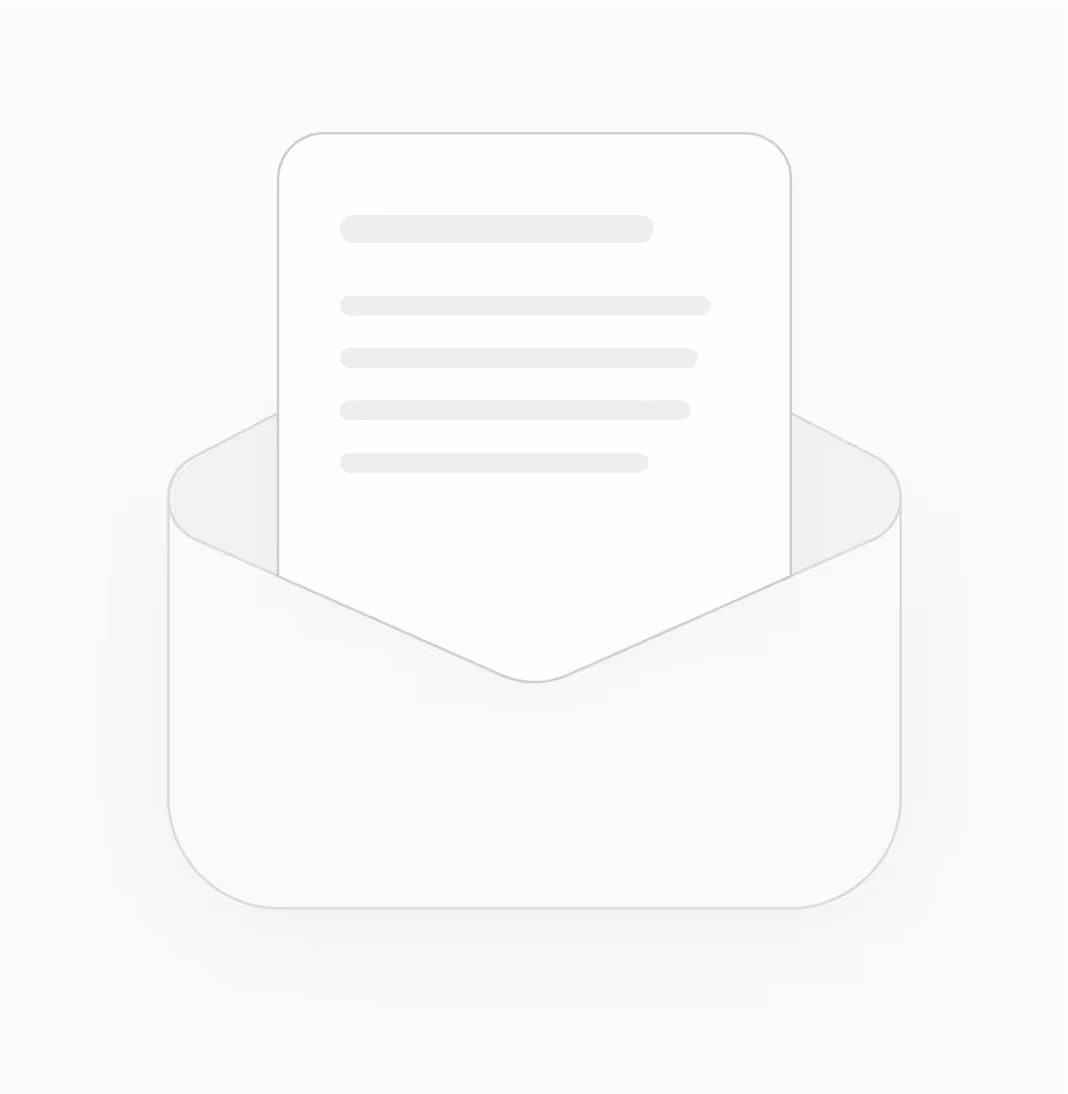 Email marketing message illustration